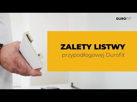 Listwa przypodłogowa DUROFIT cappuccino PF100C wysokość 10 cm, szerokość krycia 1,5 cm, dł 240cm 6