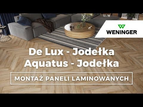 Panele podłogowe WENINGER DE LUX dąb California, AC6, gr.12mm,4V (1 opk.=13szt.=1,197m2) klasyczna "jodełka" 4