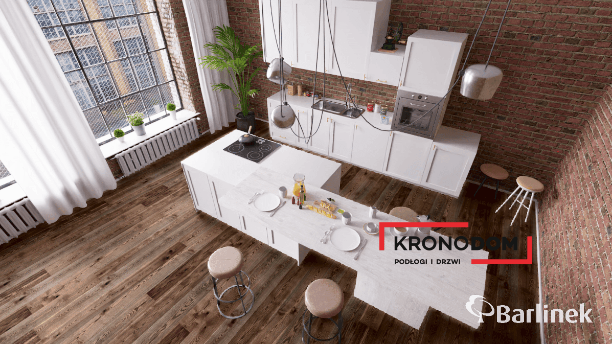 Podłoga drewniana Barlinek DECOR LINE jesion coffee grande 1WG000676 gr.14mm (1opk.=2,77m2) 180x2200, deska 1-lamelowa, lakier półmatowy 14
