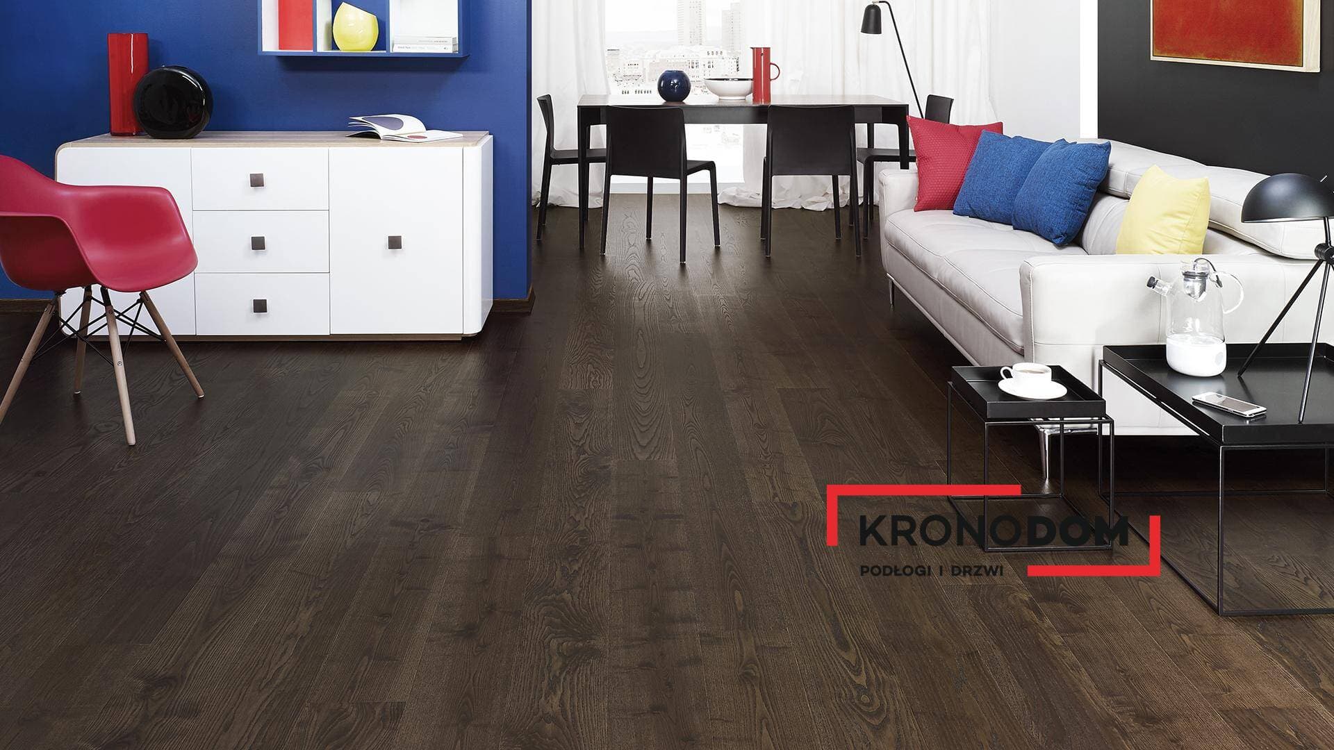 Podłoga drewniana Barlinek DECOR LINE jesion coffee grande 1WG000676 gr.14mm (1opk.=2,77m2) 180x2200, deska 1-lamelowa, lakier półmatowy 4