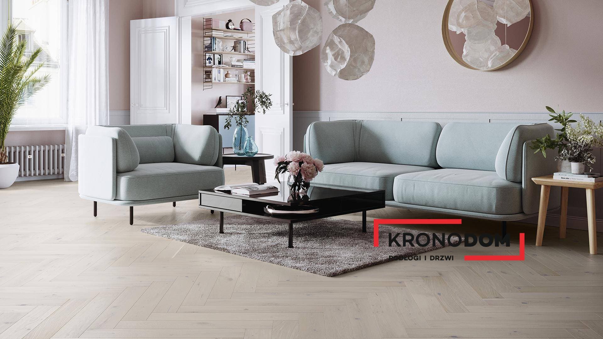 Podłoga drewniana Barlinek CLASSICO LINE dąb cappucino 1WC000001 gr.14mm (1opk.=0,5m2) 110x660, deska 1-lamelowa, lakier matowy, jodła klasyczna 110 4