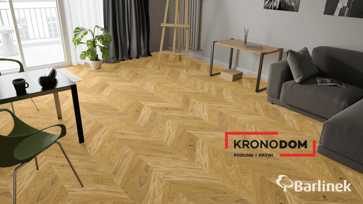 Podłoga drewniana Barlinek CLASSICO LINE dąb bright 1WV000006 gr.14mm, 4V (1opk.=0,61m2) 130x725, deska 1-lamelowa, olej naturalny, jodła francuska 130 10