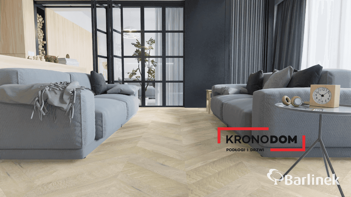 Podłoga drewniana Barlinek CLASSICO LINE dąb salt 1WV000007 gr.14mm, 4V (1opk.=0,61m2) 130x725, deska 1-lamelowa, olej naturalny, jodła francuska 130 10
