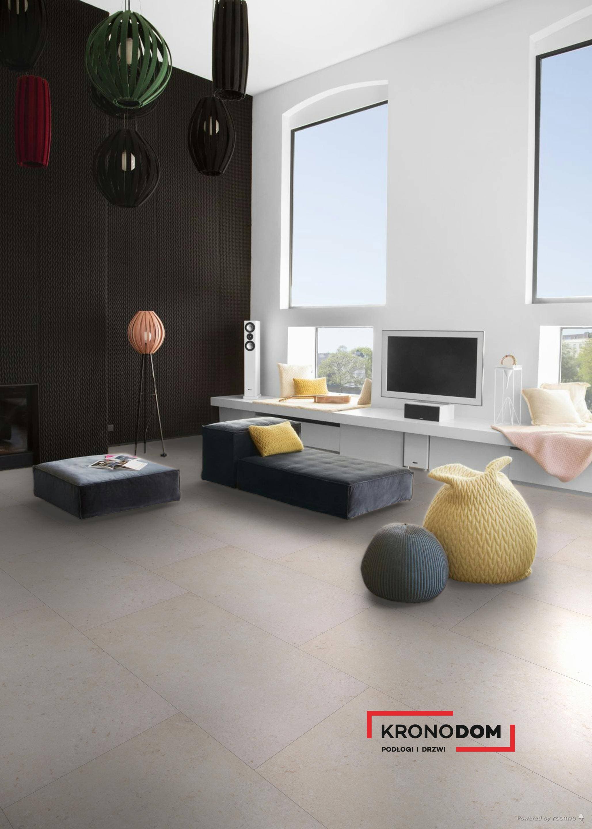 Panele winylowe BERRY ALLOC ZENN GLUEDOWN 55 TILE Delhi 60002258, klasa 33, gr.2,5mm, 4V, (1op.=10szt.=4,18m2) płytki 4