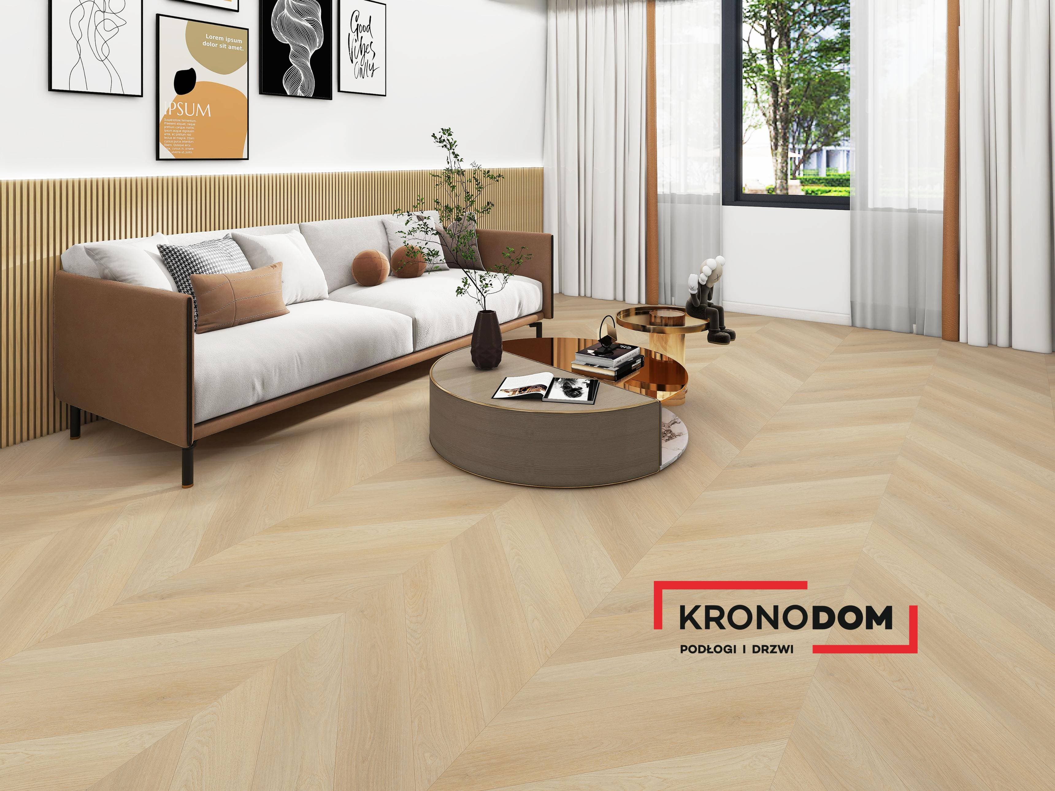 Panele winylowe Weninger AQUATUS SPC CHEVRON dąb estrella klasa 33, gr.5mm, 4V (1opk.=1,44m2) jodełka francuska 3