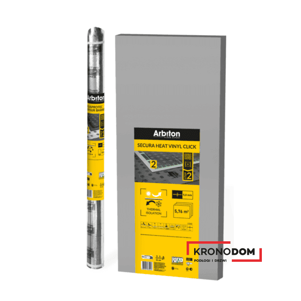 Podkład pod panele ARBITON SECURA HEAT VINYL CLICK gr. 5mm (1paczka=5,76m2) Energy Saving Flooring System 7