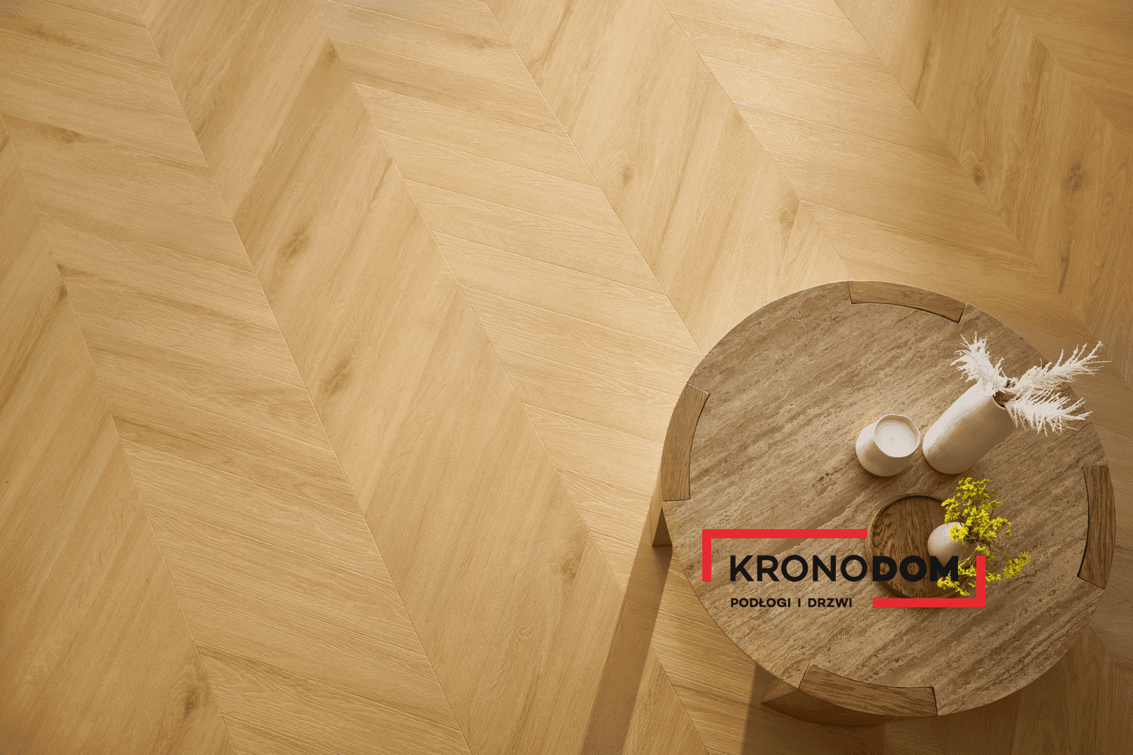 Panele winylowe ARBITON AMARON CHEVRON dąb Virgin CLC 227 klasa 33, gr.5mm, 4V (1op.=18szt.=1,296m2) jodełka francuska 2