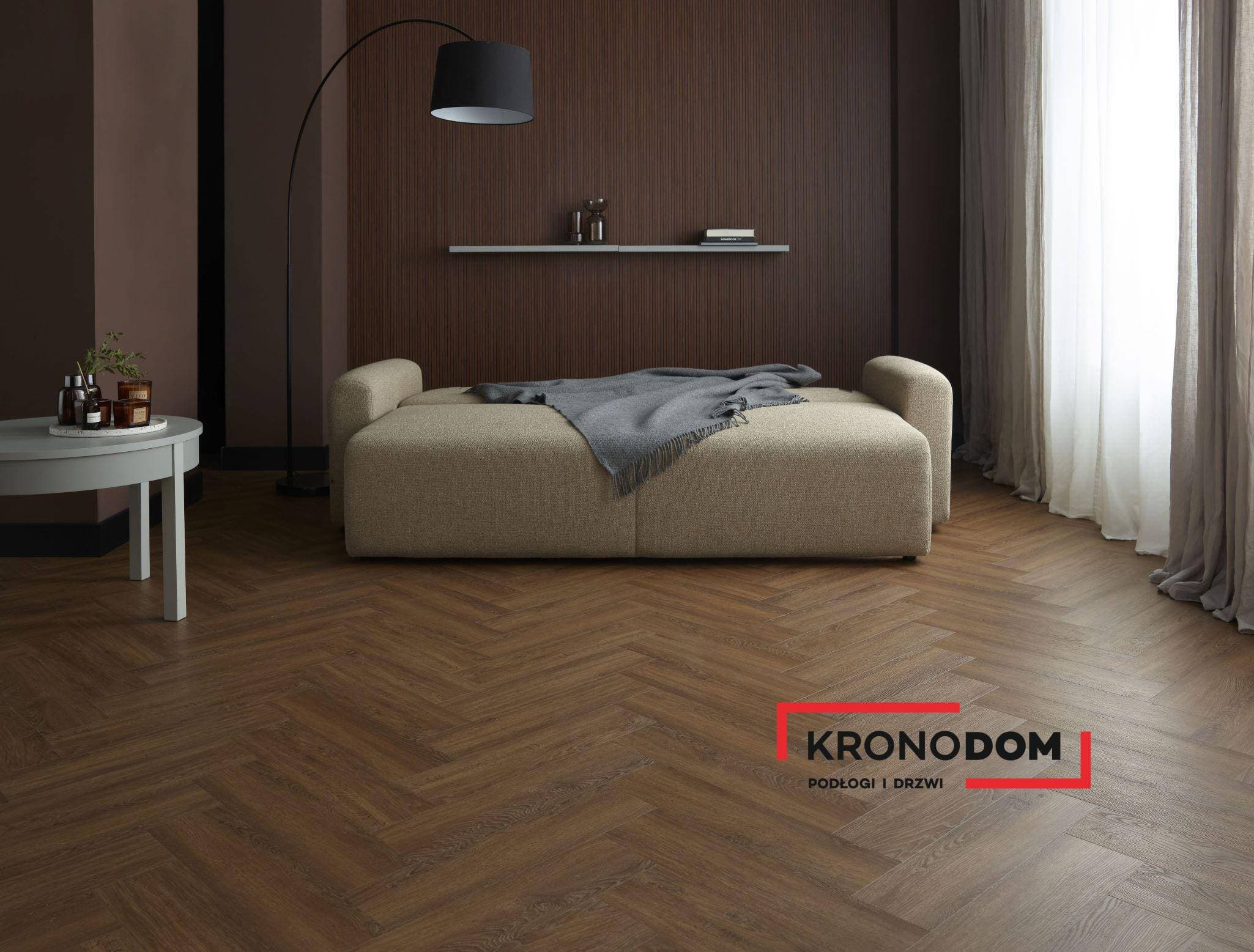 Panele winylowe VOX REGA HERRINGBONE nevada oak 6067555 klasa 33, gr.6mm, 4V (1op.=16szt.=1,4018m2) jodełka 2