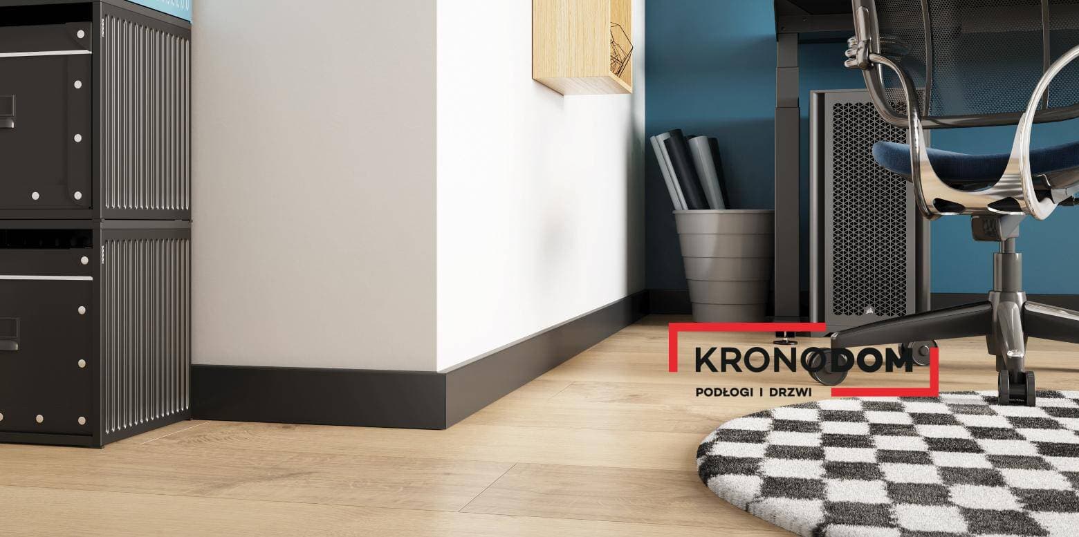 Listwa przypodłogowa VILO SEMPLA 701 biała wysokość 8 cm, szerokość krycia 1,4 cm, dł 2400 cm 11