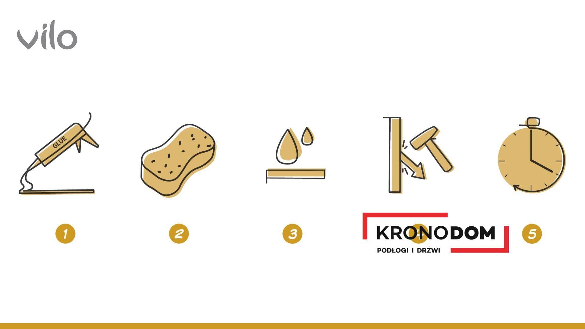 Listwa przypodłogowa VILO SEMPLA 704 jasnoszara wysokość 8 cm, szerokość krycia 1,4 cm, dł 2400 cm 11