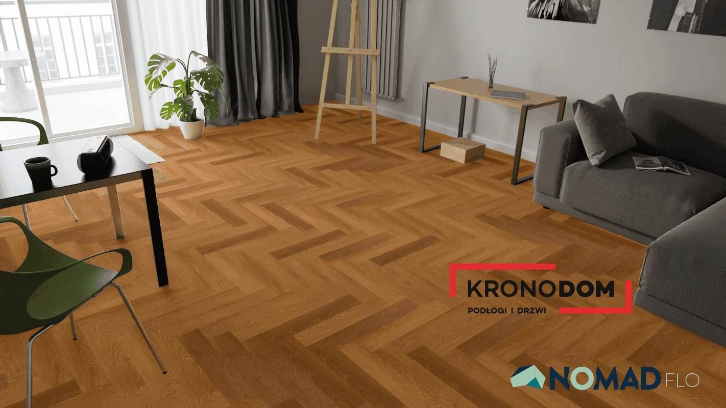 Panele winylowe Nomad Flo PREMIUM HERRINGBONE Guanay NF10928 klasa 33, gr.6m, 4V, (1op.=1,588m2) NOWOŚĆ 2025 8
