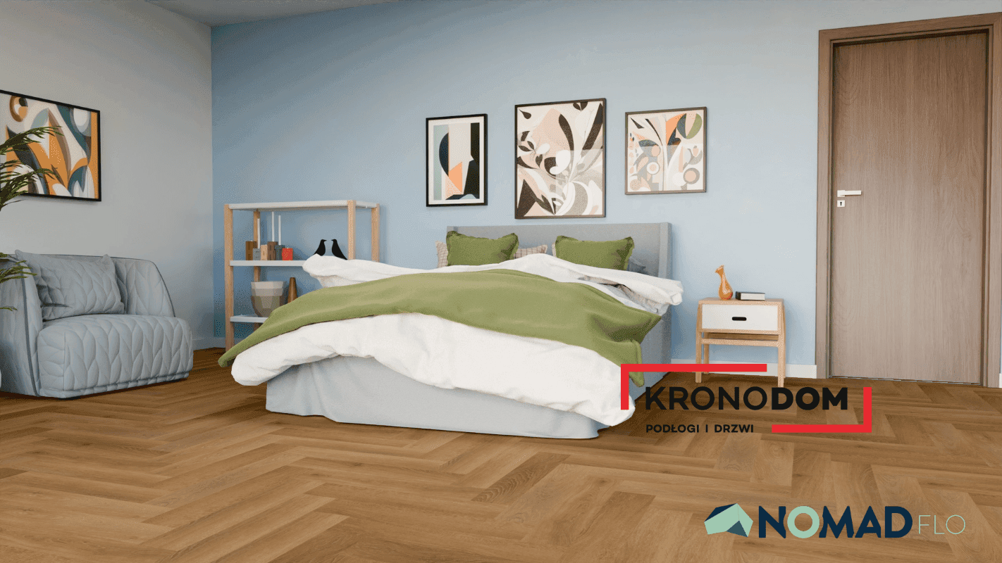 Panele winylowe Nomad Flo PREMIUM HERRINGBONE Durango NF10939 klasa 33, gr.6m, 4V, (1op.=1,588m2) NOWOŚĆ 2025 2
