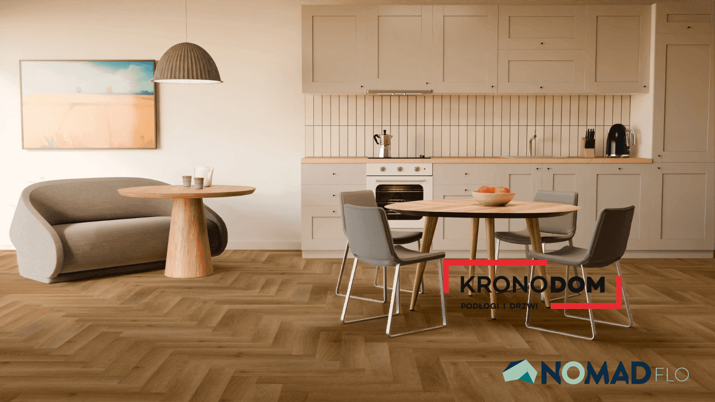 Panele winylowe Nomad Flo PREMIUM HERRINGBONE Durango NF10939 klasa 33, gr.6m, 4V, (1op.=1,588m2) NOWOŚĆ 2025 5