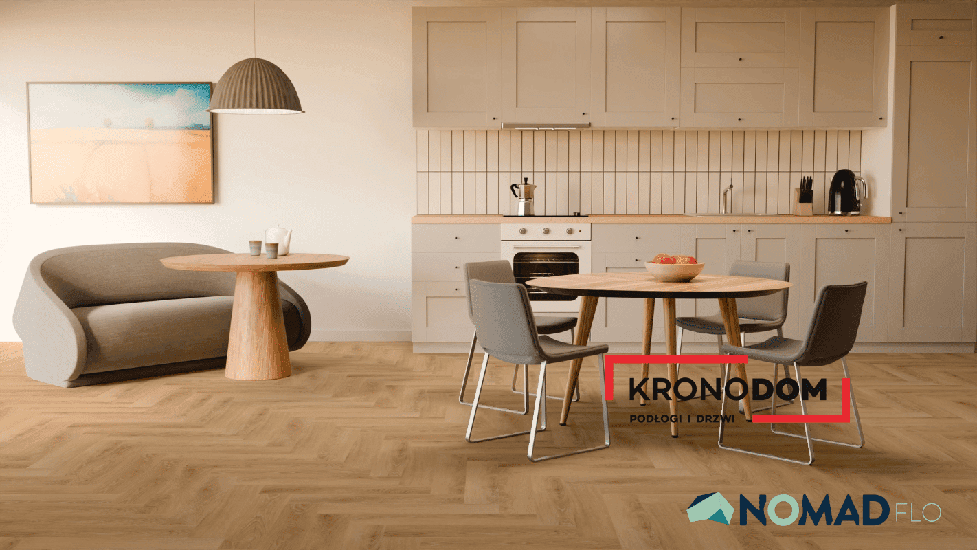 Panele winylowe Nomad Flo PREMIUM HERRINGBONE Nava NF10940 klasa 33, gr.6m, 4V, (1op.=1,588m2) NOWOŚĆ 2025 5