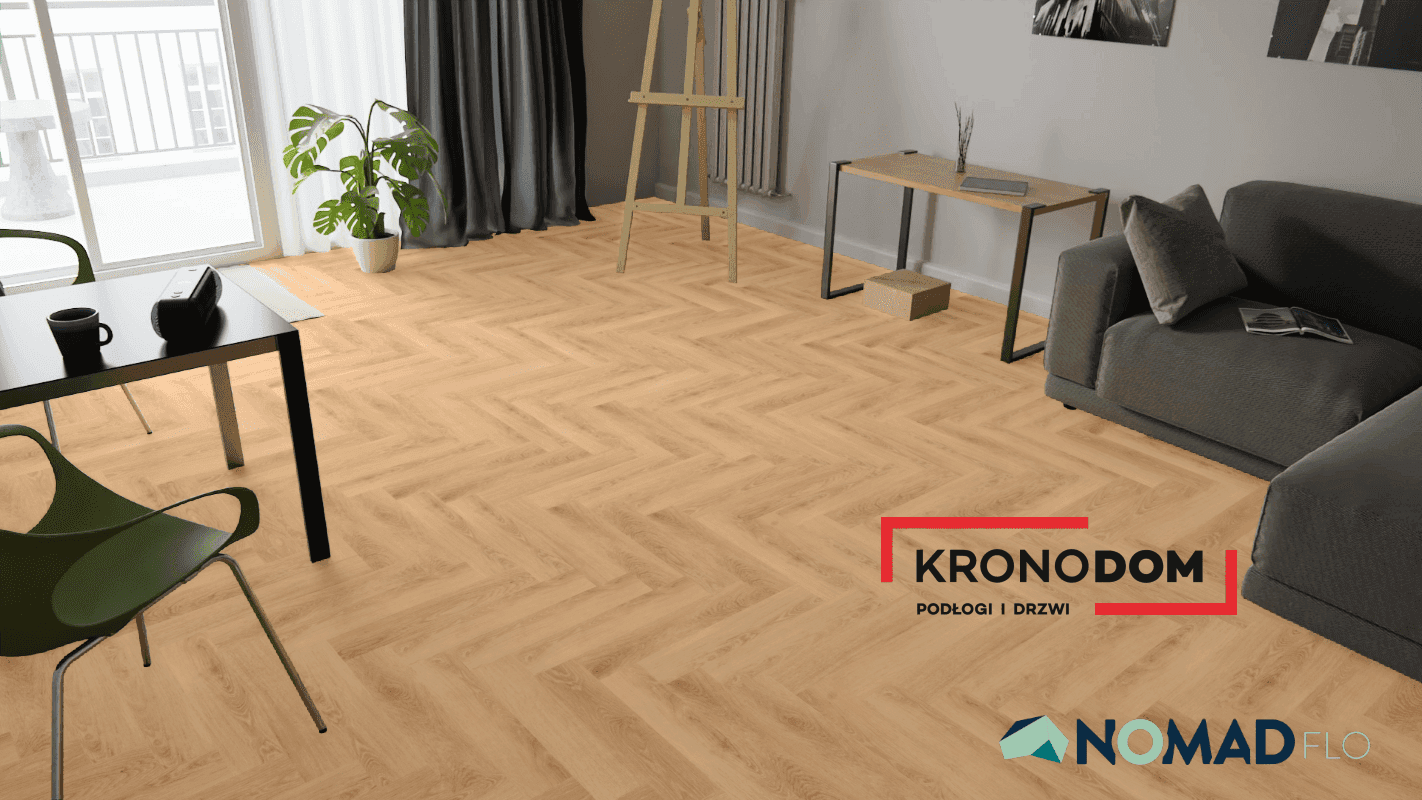 Panele winylowe Nomad Flo PREMIUM HERRINGBONE Nava NF10940 klasa 33, gr.6m, 4V, (1op.=1,588m2) NOWOŚĆ 2025 9