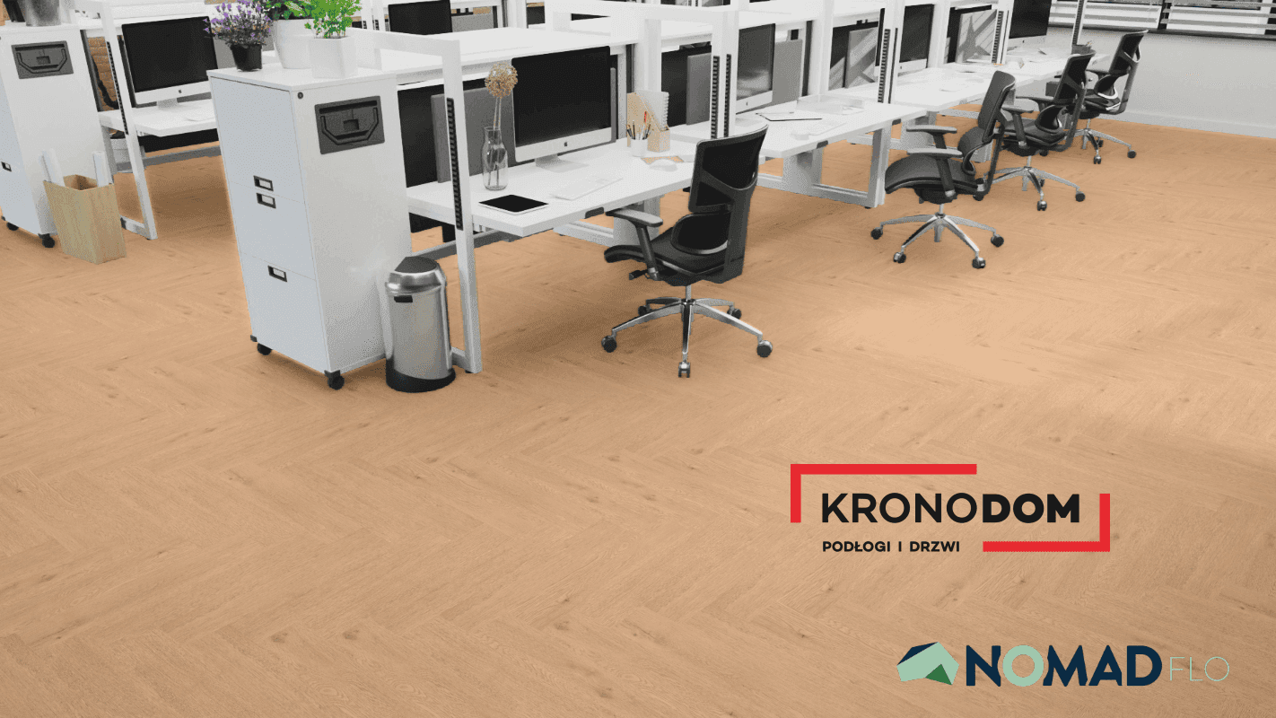 Panele winylowe Nomad Flo CLASSIC HERRINGBONE Pampas NF10343 klasa 33, gr.5,5m, 4V, (1op.=2,064m2) NOWOŚĆ 2025 3