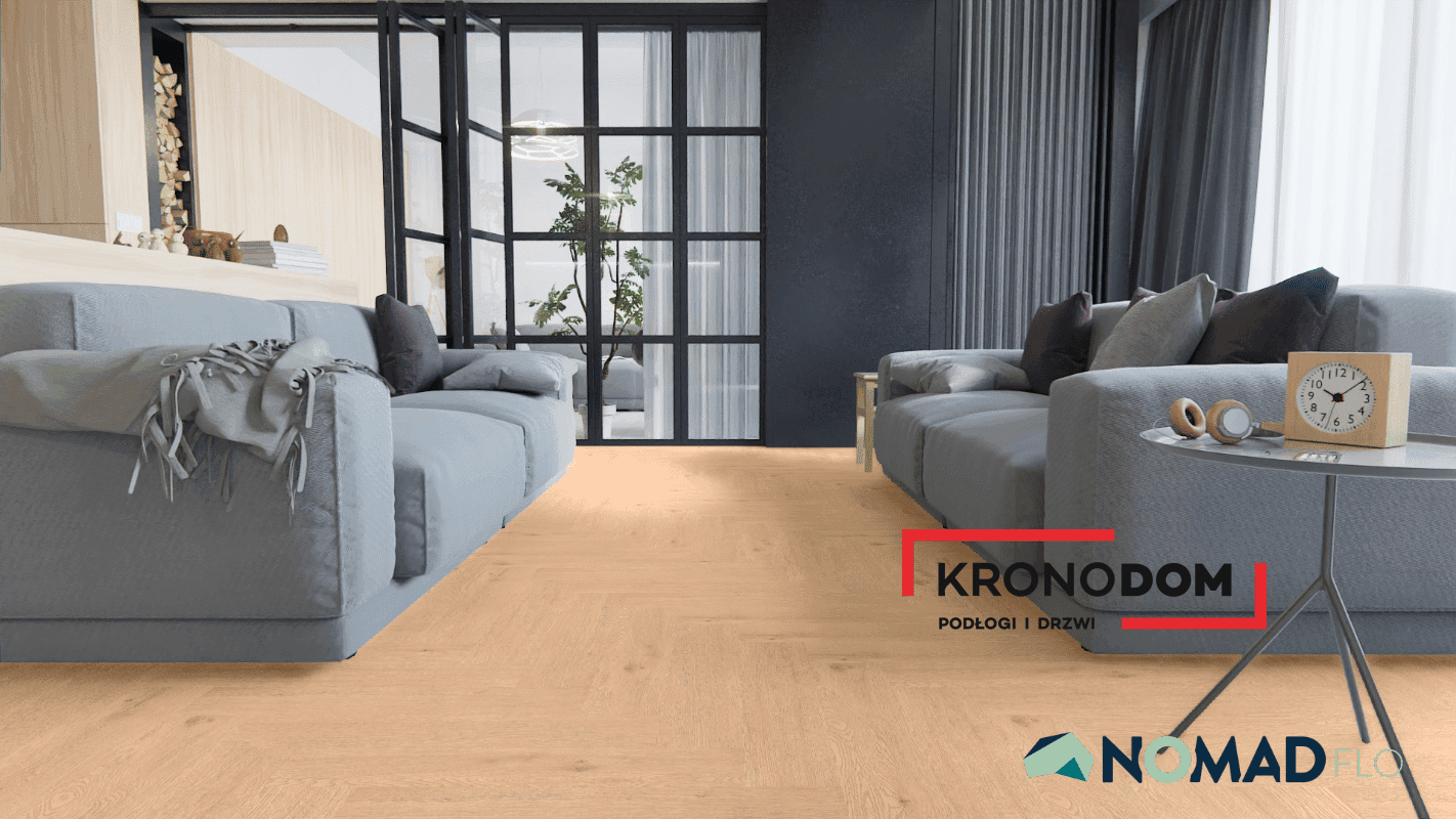 Panele winylowe Nomad Flo CLASSIC HERRINGBONE Pampas NF10343 klasa 33, gr.5,5m, 4V, (1op.=2,064m2) NOWOŚĆ 2025 9
