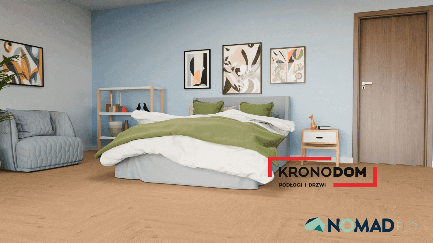 Panele winylowe Nomad Flo CLASSIC HERRINGBONE Pampas NF10343 klasa 33, gr.5,5m, 4V, (1op.=2,064m2) NOWOŚĆ 2025 2