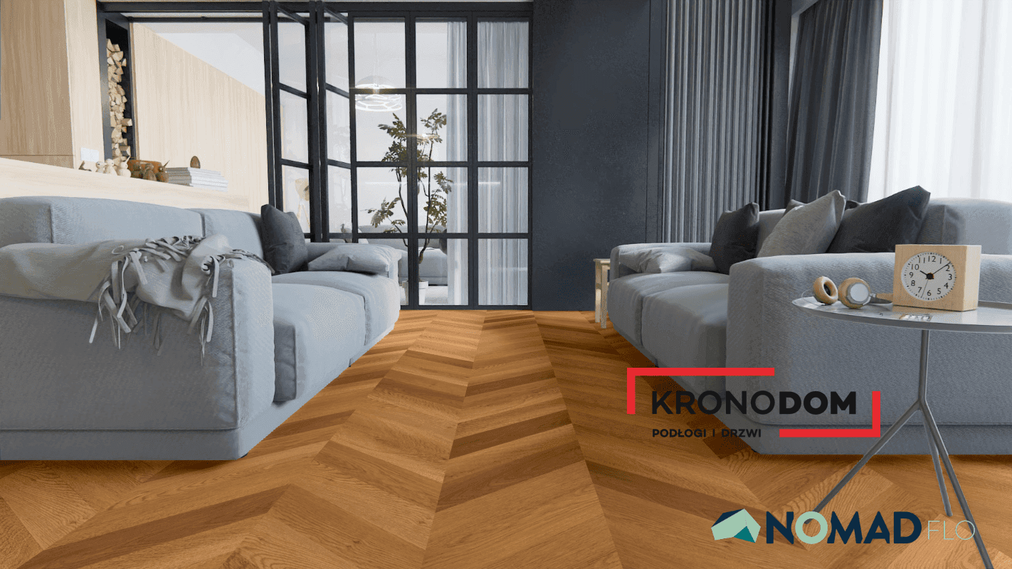 Panele winylowe Nomad Flo PREMIUM CHEVRON Manaus NF10652 klasa 33, gr.6m, 4V, (1op.=1,563m2) jodełka francuska NOWOŚĆ 2025 7