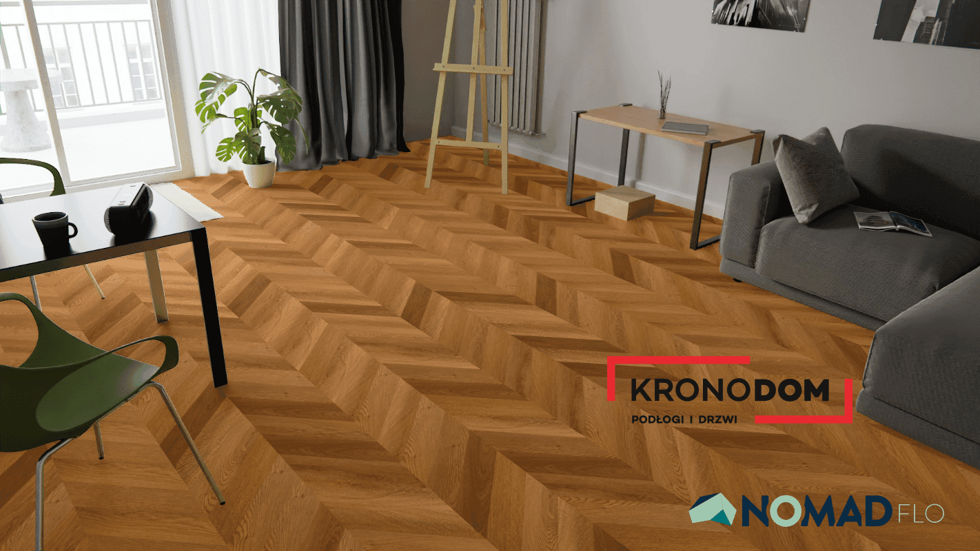 Panele winylowe Nomad Flo PREMIUM CHEVRON Manaus NF10652 klasa 33, gr.6m, 4V, (1op.=1,563m2) jodełka francuska NOWOŚĆ 2025 8
