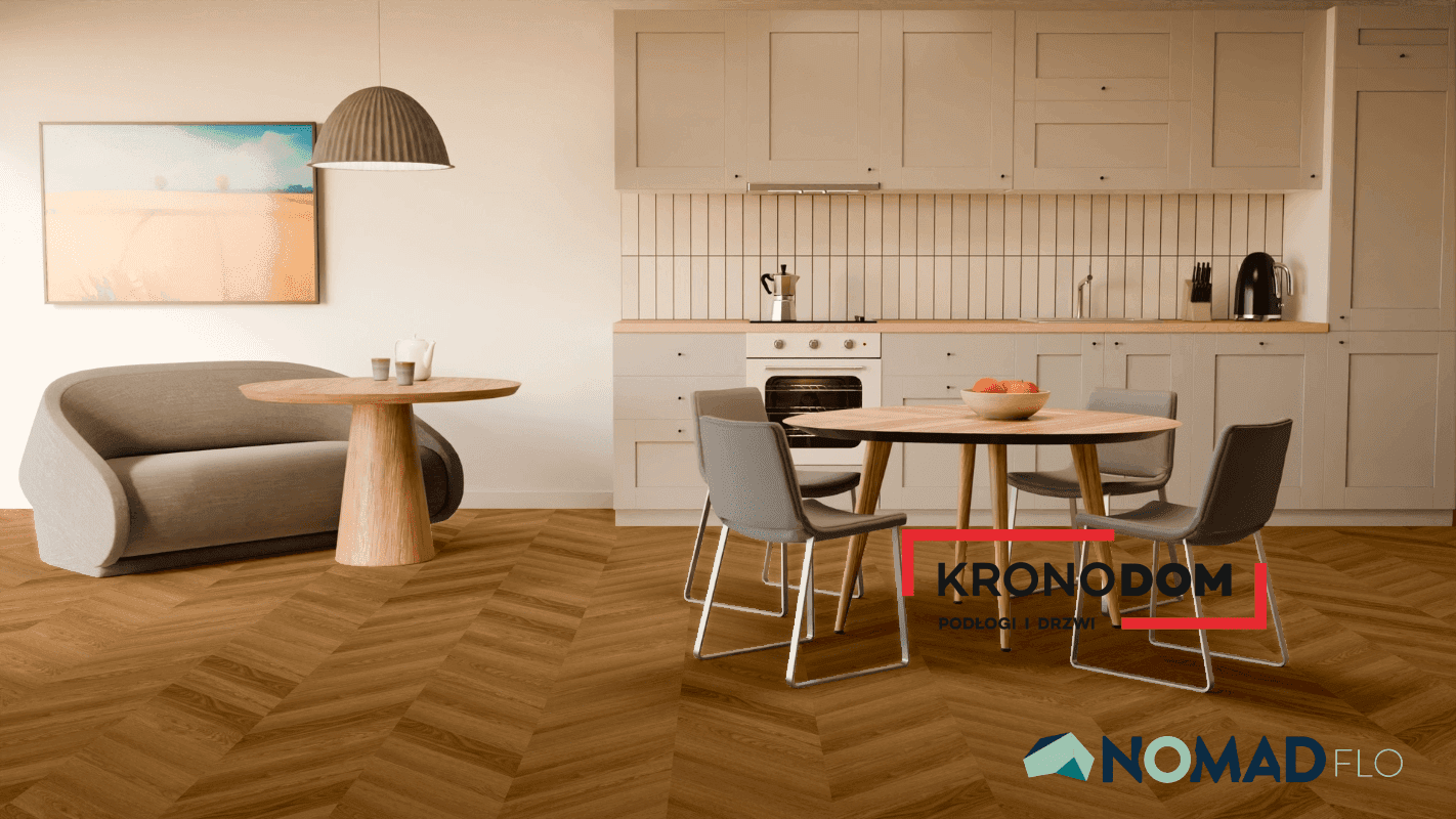 Panele winylowe Nomad Flo PREMIUM CHEVRON Bogota NF10653 klasa 33, gr.6m, 4V, (1op.=1,563m2) jodełka francuska NOWOŚĆ 2025 5