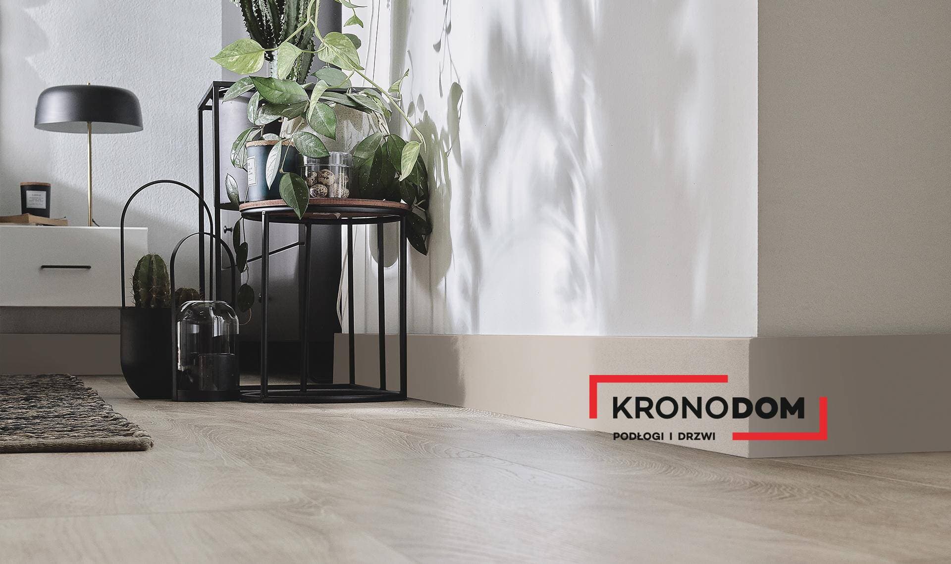 Listwa przypodłogowa VOX ESPUMO 207 kaszmir wysokość 8 cm, szerokość krycia 1,6 cm dł 2400cm 3