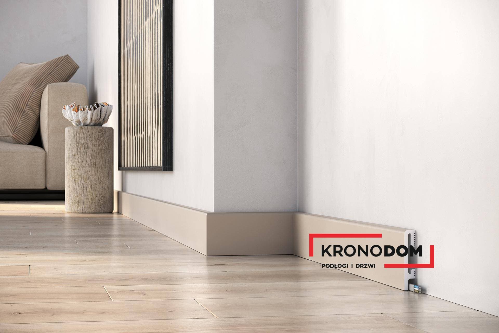 Listwa przypodłogowa DUROFIT kaszmir PF080K wysokość 8 cm, szerokość krycia 1,5 cm, dł 240cm 4