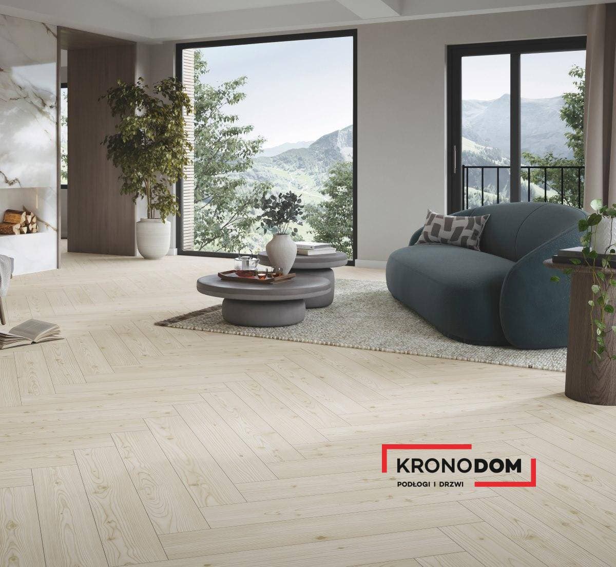 Panele podłogowe PARADOR TRENDTIME 3 larch yukon white 1748751 gr.8mm, AC4, 4V (1op=13szt.=1,595m2) jodełka NOWOŚĆ 2025 4