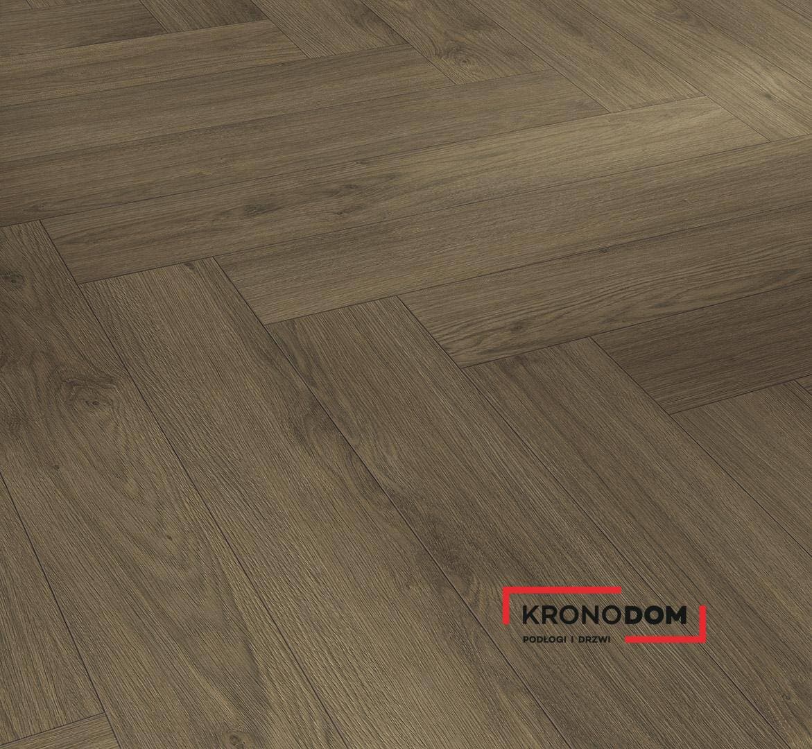 Panele podłogowe PARADOR TRENDTIME 3 mont blanc dark brown 1748754 gr.8mm, AC4, 4V (1op=13szt.=1,595m2) jodełka NOWOŚĆ 2025
