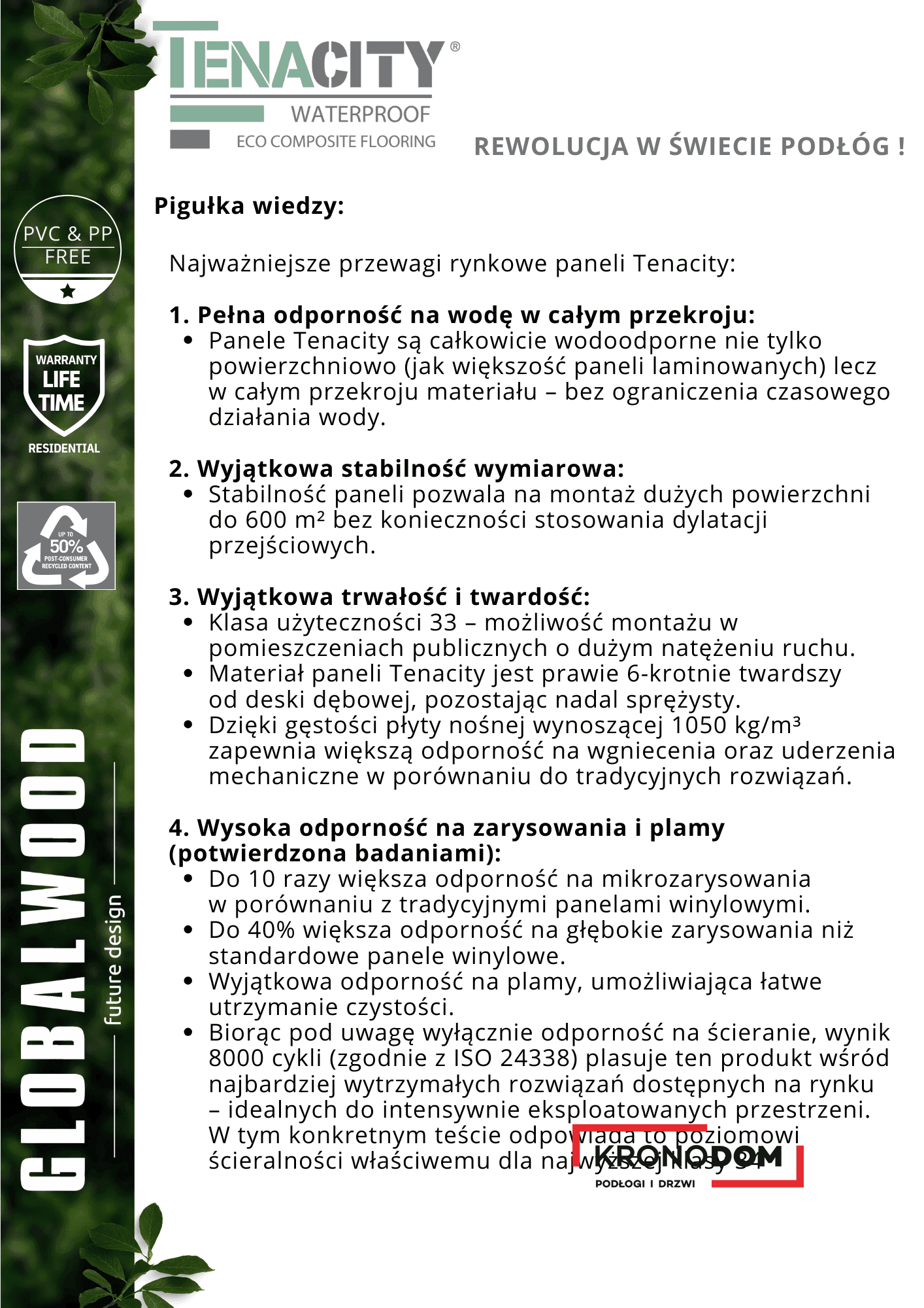 Podłoga kompozytowa TENACITY STONE COLLECTION Erida 1542 AC5, gr.9mm, 4V, (1op.=2,56m2) płytki NOWOŚĆ 2025 6