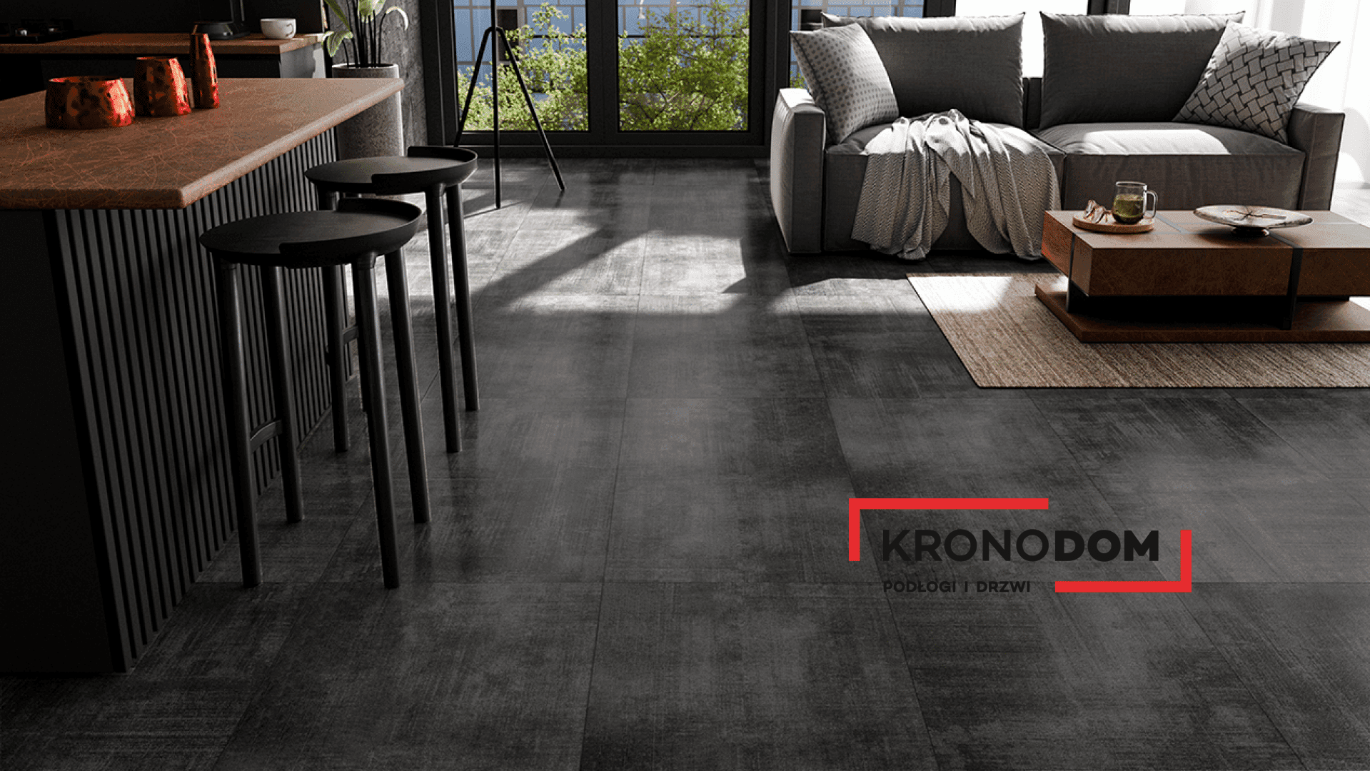 Panele winylowe ARBITON FORMA ACOUSTIC Amadora Anthracite CAFA 259 klasa 33, gr.6,3mm, 4V (1op.=5szt.=2,088m2) NOWOŚĆ 2025 2