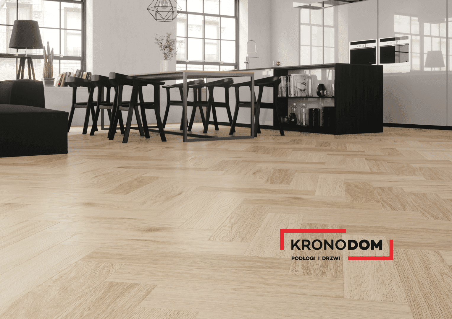 Panele winylowe ARBITON AMARON HERRINGBONE ACOUSTIC dąb Harlow CAA 158, klasa 33, gr.6,3mm, 4V (1op.=1,051m2) jodełka NOWOŚĆ 2025 4