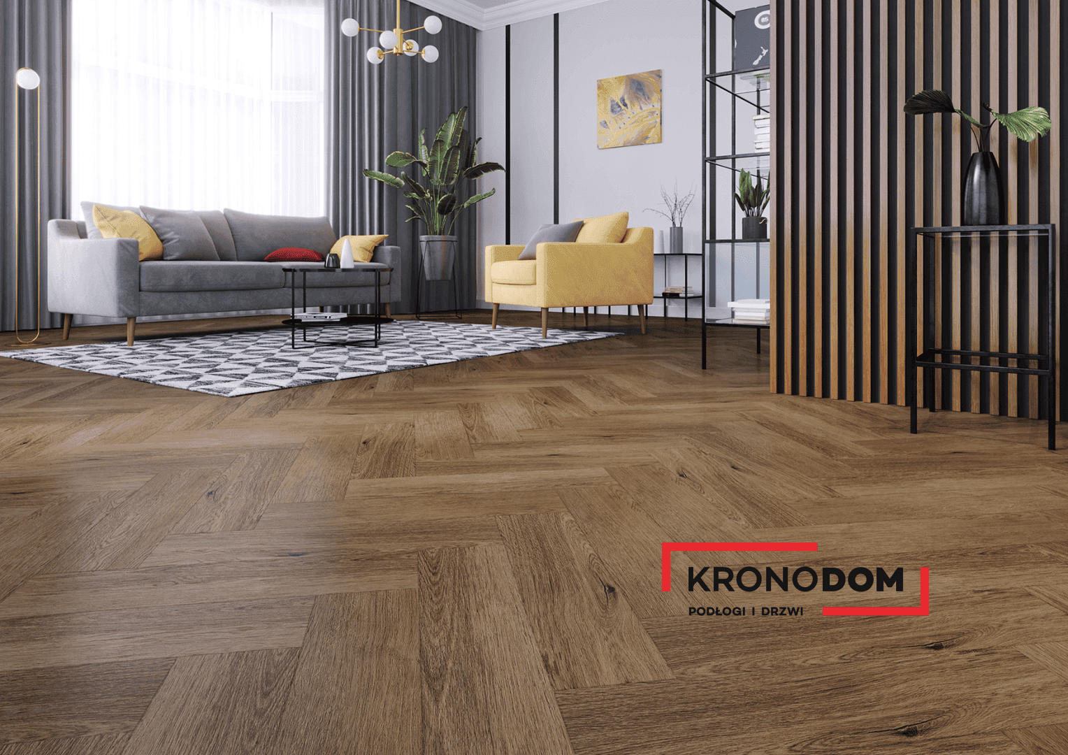 Panele winylowe ARBITON AMARON HERRINGBONE ACOUSTIC dąb Georgetown CAA 147, klasa 33, gr.6,3mm, 4V (1op.=1,051m2) jodełka NOWOŚĆ 2025 6