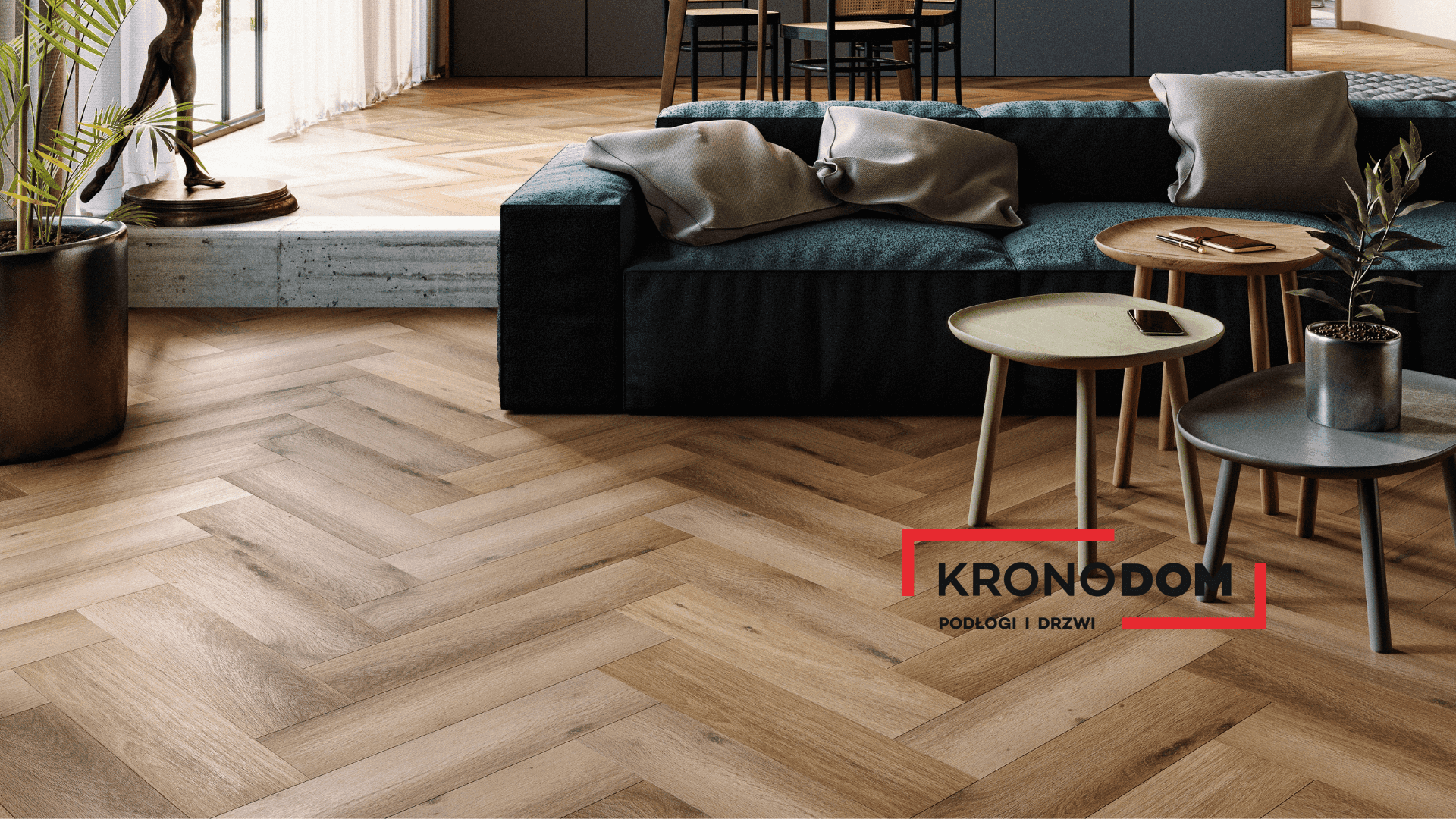 Panele winylowe ARBITON AMARON HERRINGBONE ACOUSTIC dąb Georgetown CAA 147, klasa 33, gr.6,3mm, 4V (1op.=1,051m2) jodełka NOWOŚĆ 2025 7