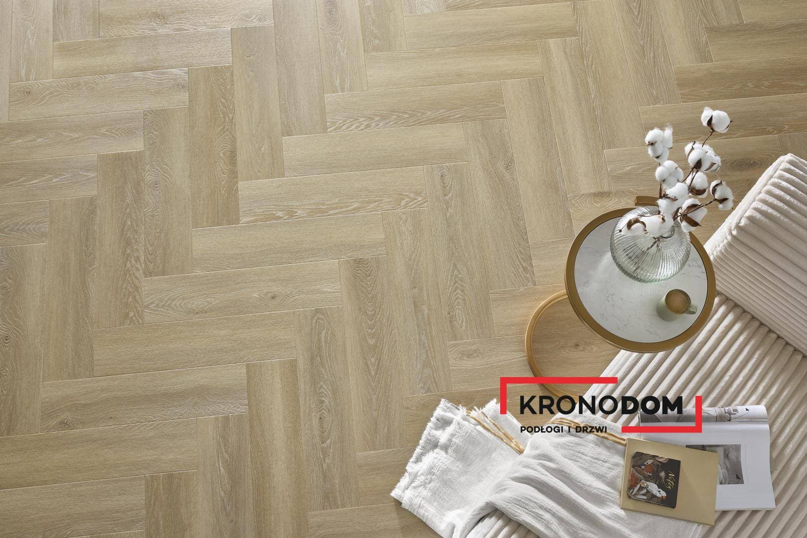 Panele winylowe ARBITON AMARON HERRINGBONE EIR ACOUSTIC dąb Deventer CASA 236, klasa 33, gr.6,3mm, 4V (1op.=1,051m2) jodełka NOWOŚĆ 2025 3