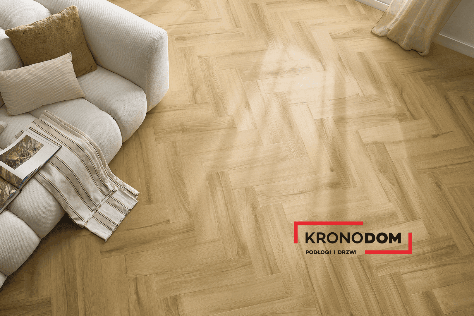 Panele winylowe ARBITON AMARON HERRINGBONE EIR ACOUSTIC dąb Princeton CASA 228, klasa 33, gr.6,3mm, 4V (1op.=1,051m2) jodełka NOWOŚĆ 2025 2