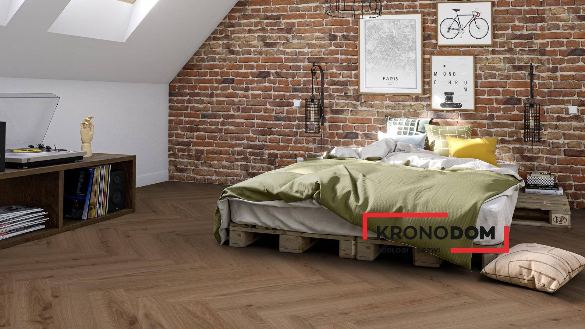 Panele winylowe Tarkett HERRINGBONE RIGID 55 delicate oak walnut 280043005 klasa 33, gr.6,5mm, 4V (1opk.=12szt.=1,1279m2) jodełka NOWOŚĆ 2025 5
