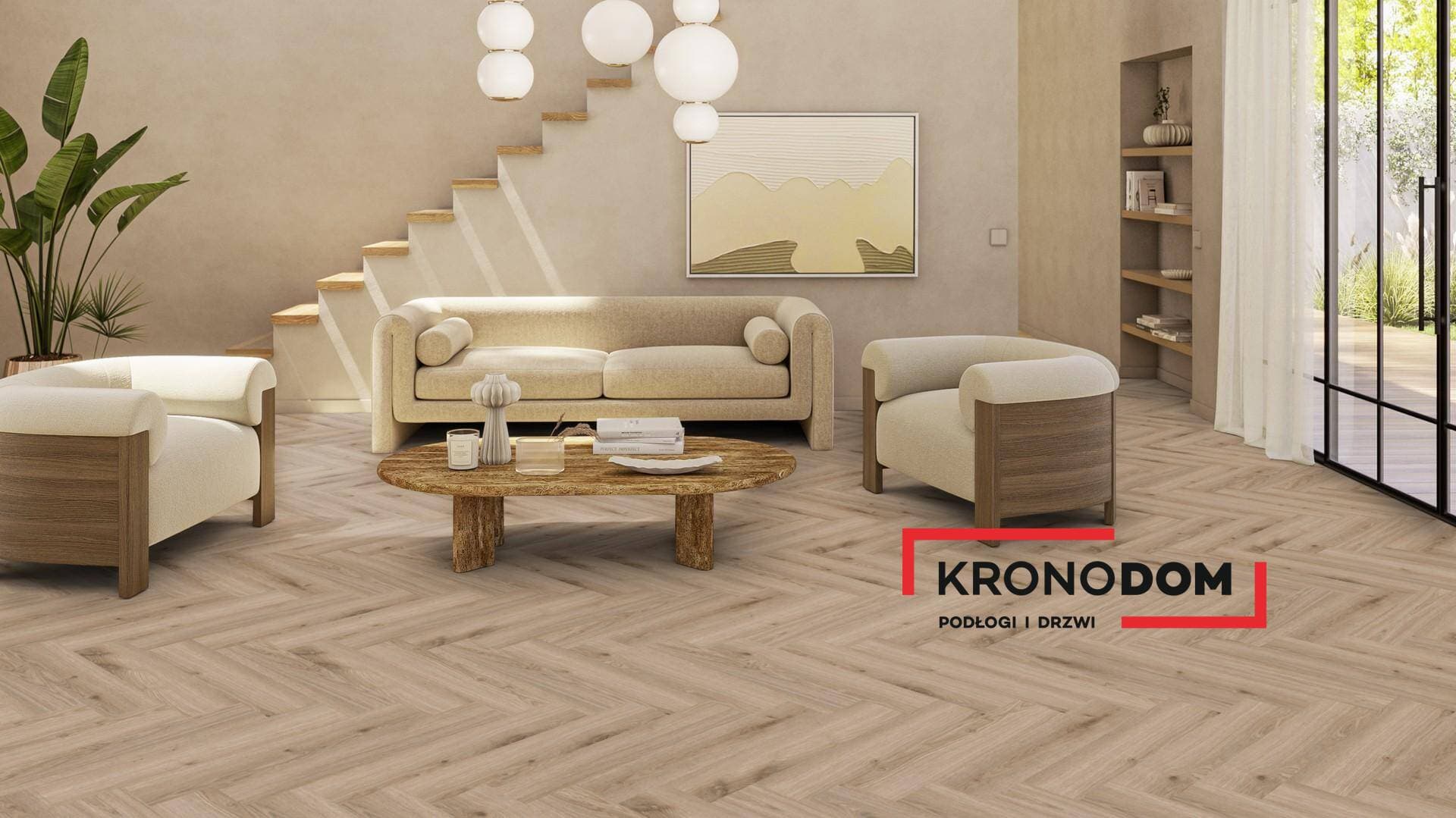 Panele winylowe Tarkett HERRINGBONE RIGID 55 delicate oak warm grey 280043007 klasa 33, gr.6,5mm, 4V (1opk.=12szt.=1,1279m2) jodełka NOWOŚĆ 2025 2