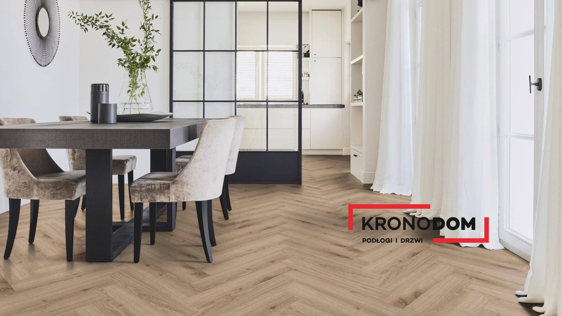 Panele winylowe Tarkett HERRINGBONE RIGID 55 delicate oak warm grey 280043007 klasa 33, gr.6,5mm, 4V (1opk.=12szt.=1,1279m2) jodełka NOWOŚĆ 2025 12