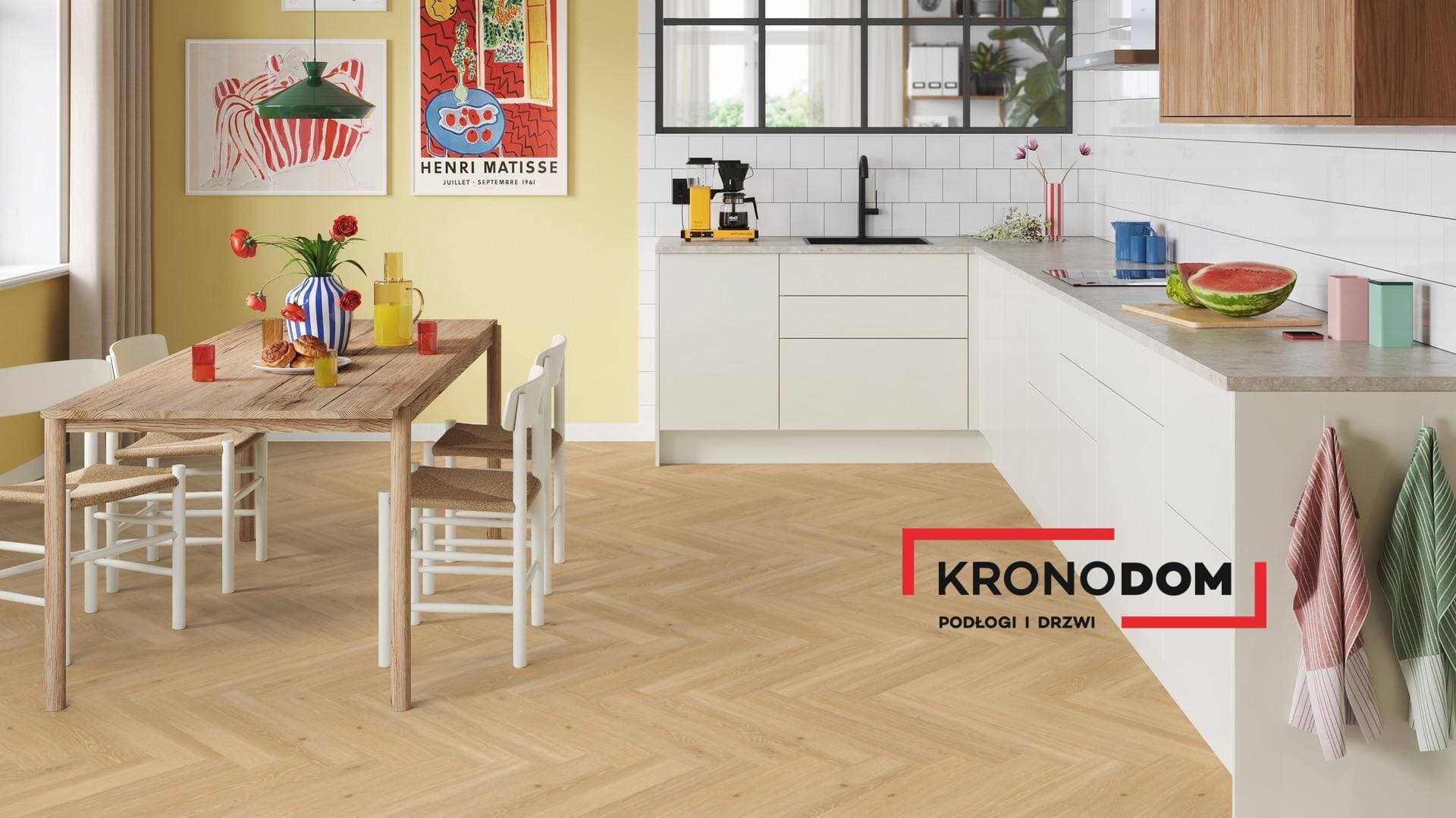Panele winylowe Tarkett HERRINGBONE RIGID 55 highland oak blond 280043001 klasa 33, gr.6,5mm, 4V (1opk.=12szt.=1,1279m2) jodełka NOWOŚĆ 2025 7