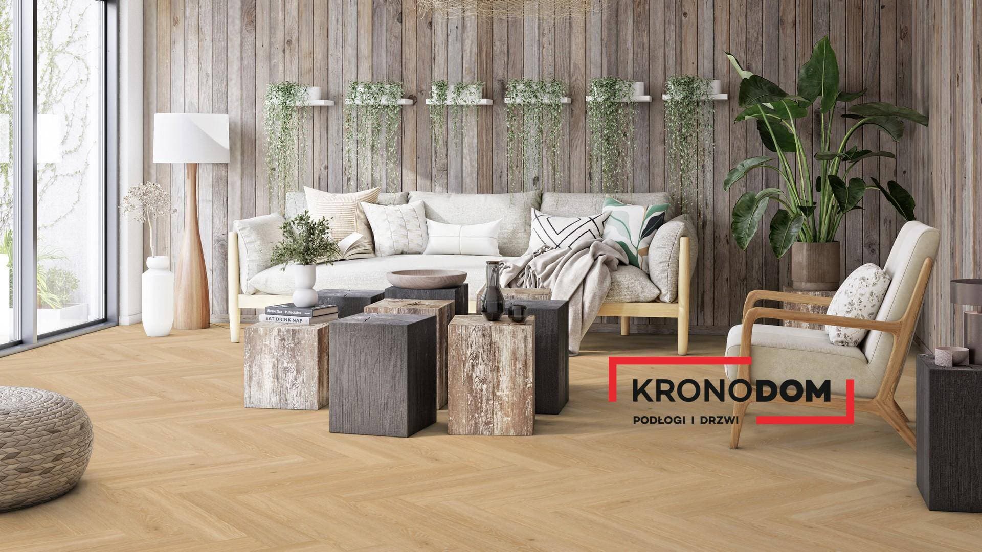 Panele winylowe Tarkett HERRINGBONE RIGID 55 highland oak blond 280043001 klasa 33, gr.6,5mm, 4V (1opk.=12szt.=1,1279m2) jodełka NOWOŚĆ 2025 10