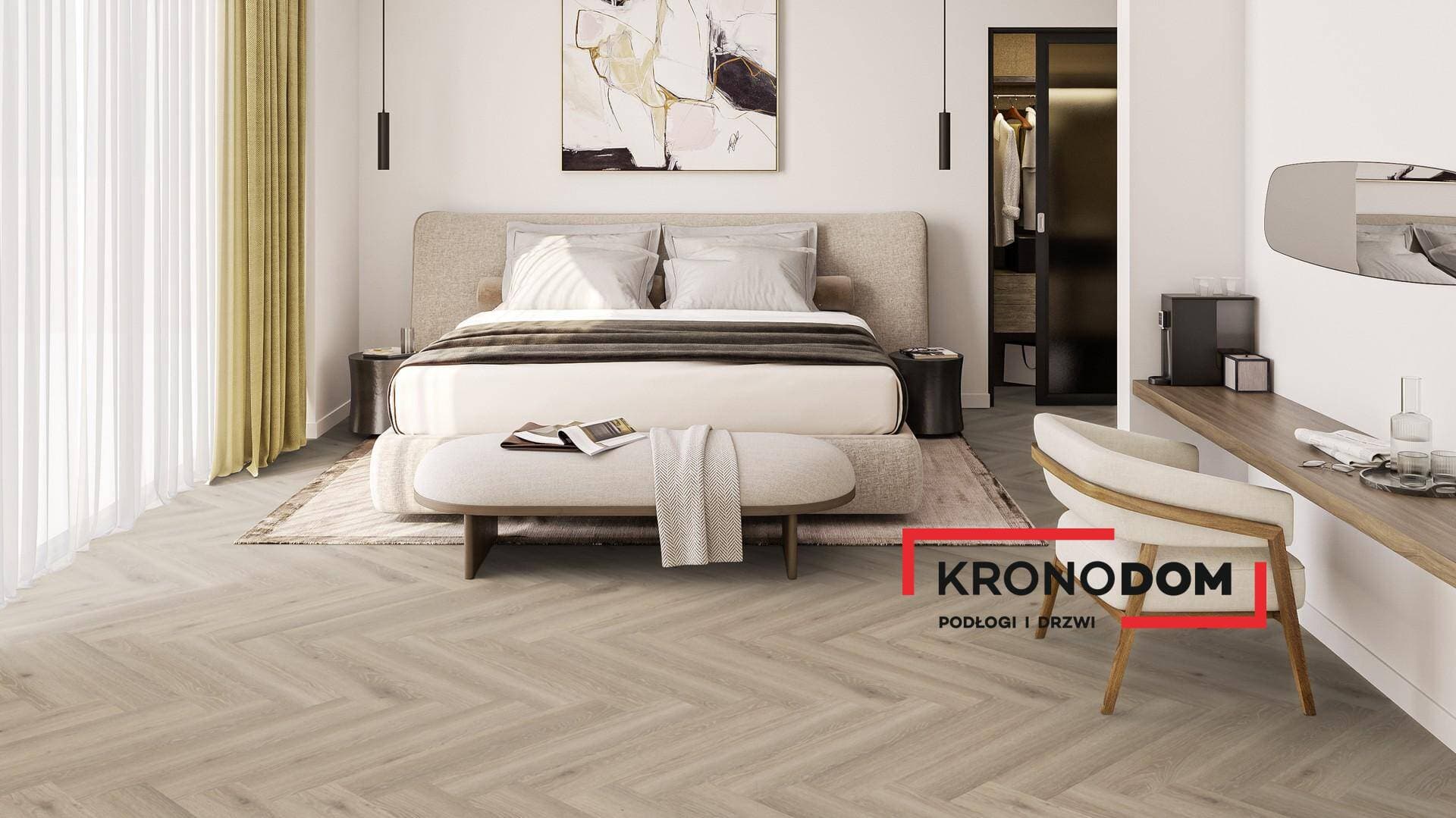 Panele winylowe Tarkett HERRINGBONE RIGID 55 highland oak classic grey 280043002 klasa 33, gr.6,5mm, 4V (1opk.=12szt.=1,1279m2) jodełka NOWOŚĆ 2025 2