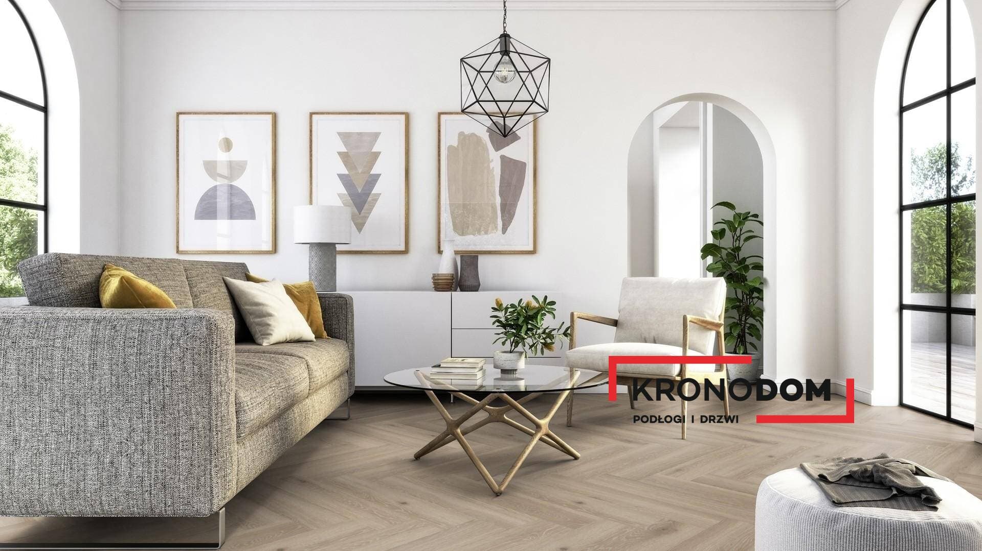 Panele winylowe Tarkett HERRINGBONE RIGID 55 highland oak classic grey 280043002 klasa 33, gr.6,5mm, 4V (1opk.=12szt.=1,1279m2) jodełka NOWOŚĆ 2025 18