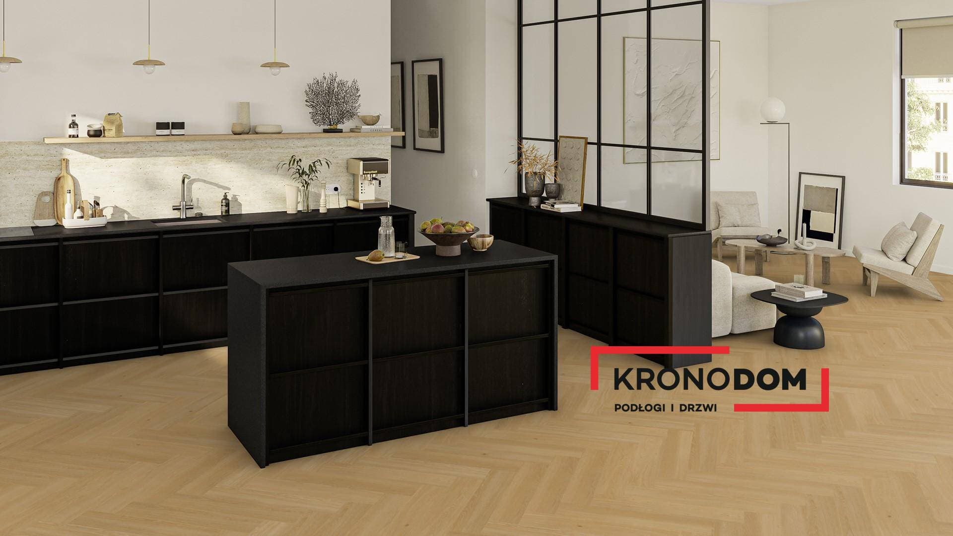 Panele winylowe Tarkett HERRINGBONE RIGID 55 highland oak gold 280043003 klasa 33, gr.6,5mm, 4V (1opk.=12szt.=1,1279m2) jodełka NOWOŚĆ 2025 2