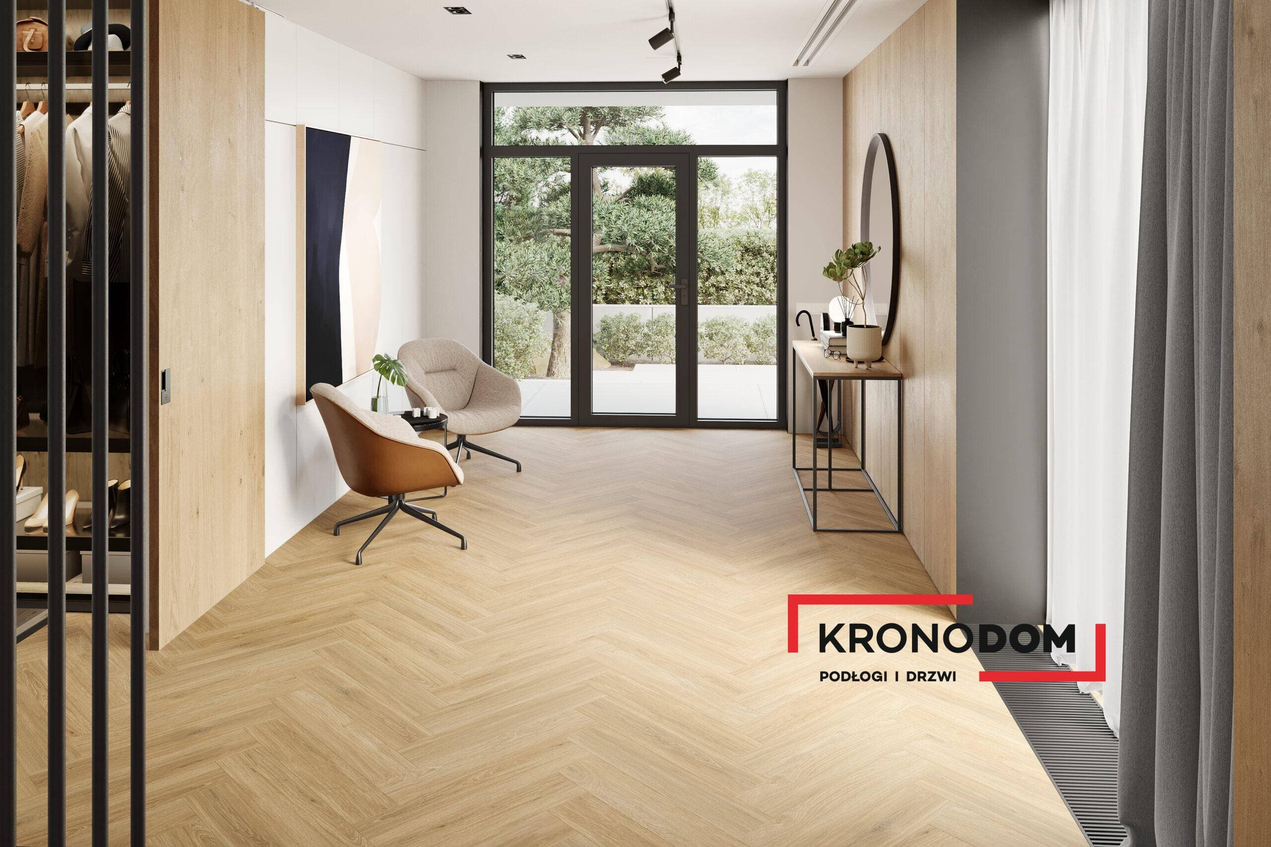 Panele winylowe THE FLOOR HERRINGBONE Nature Oak P6004HB, klasa 34, gr.6mm, 4V (1opk.=16szt.=1,752m2) NOWOŚĆ 2025 3