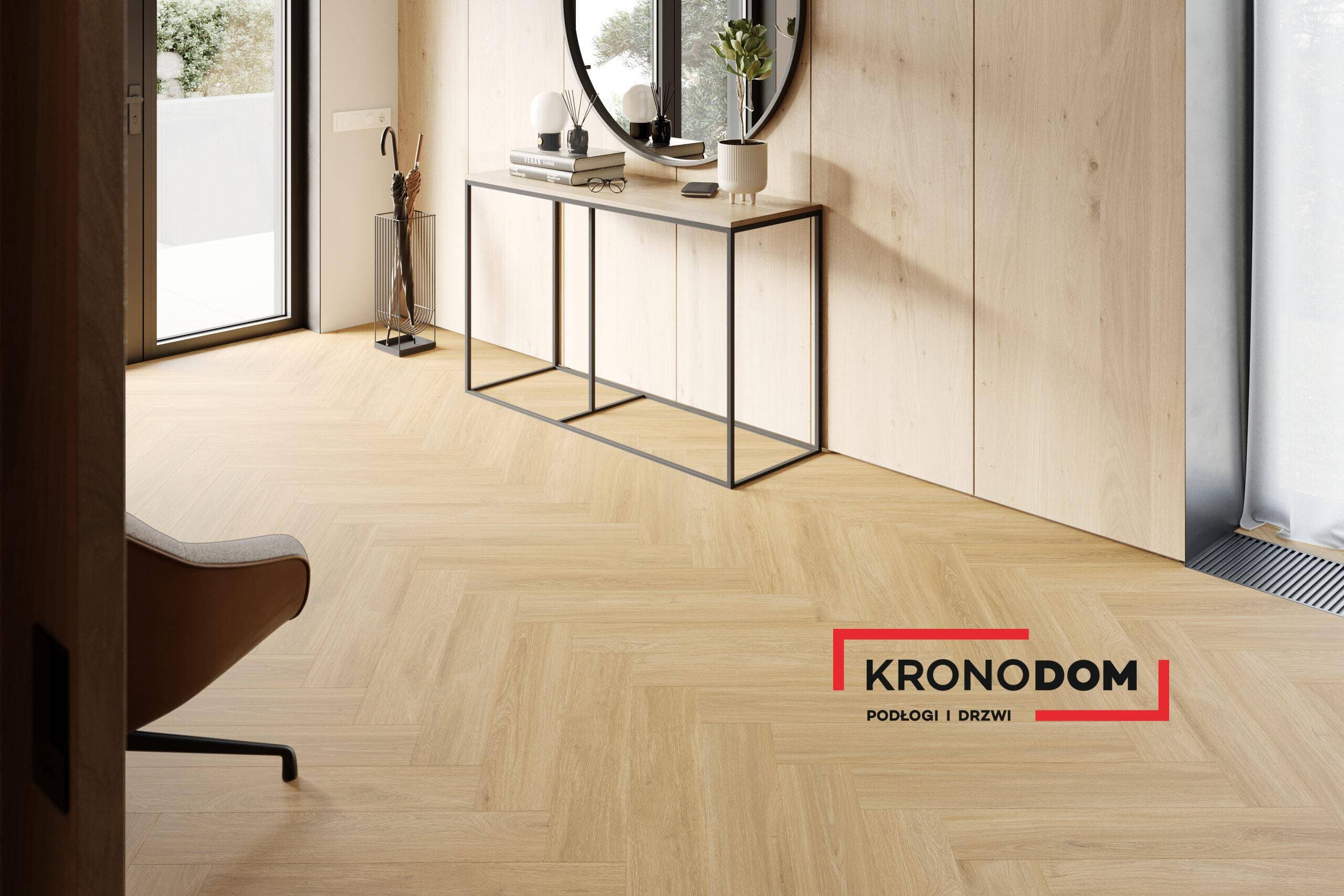Panele winylowe THE FLOOR HERRINGBONE Nature Oak P6004HB, klasa 34, gr.6mm, 4V (1opk.=16szt.=1,752m2) NOWOŚĆ 2025 4