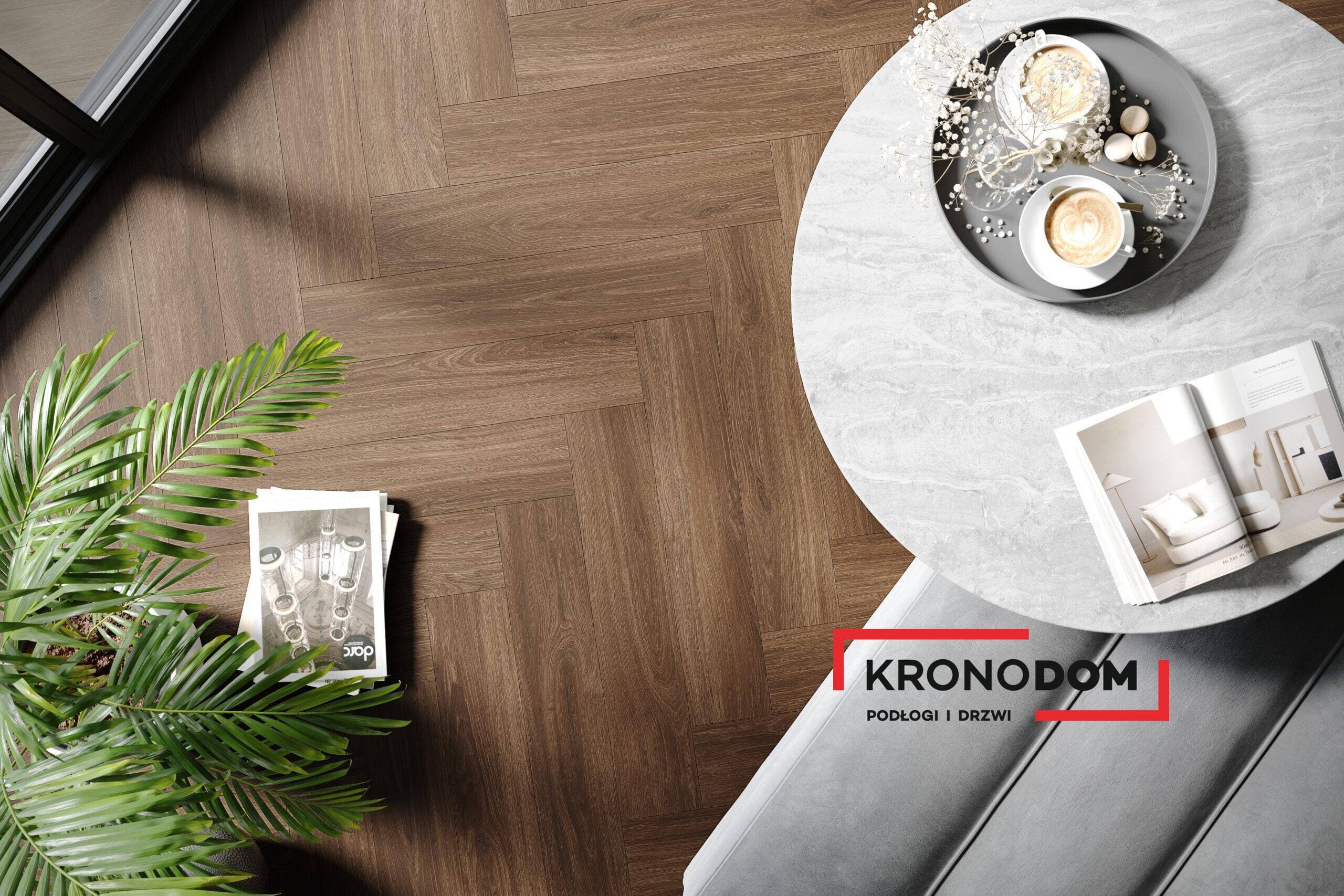 Panele winylowe THE FLOOR HERRINGBONE Marrone Oak P6005HB, klasa 34, gr.6mm, 4V (1opk.=16szt.=1,752m2) NOWOŚĆ 2025 3