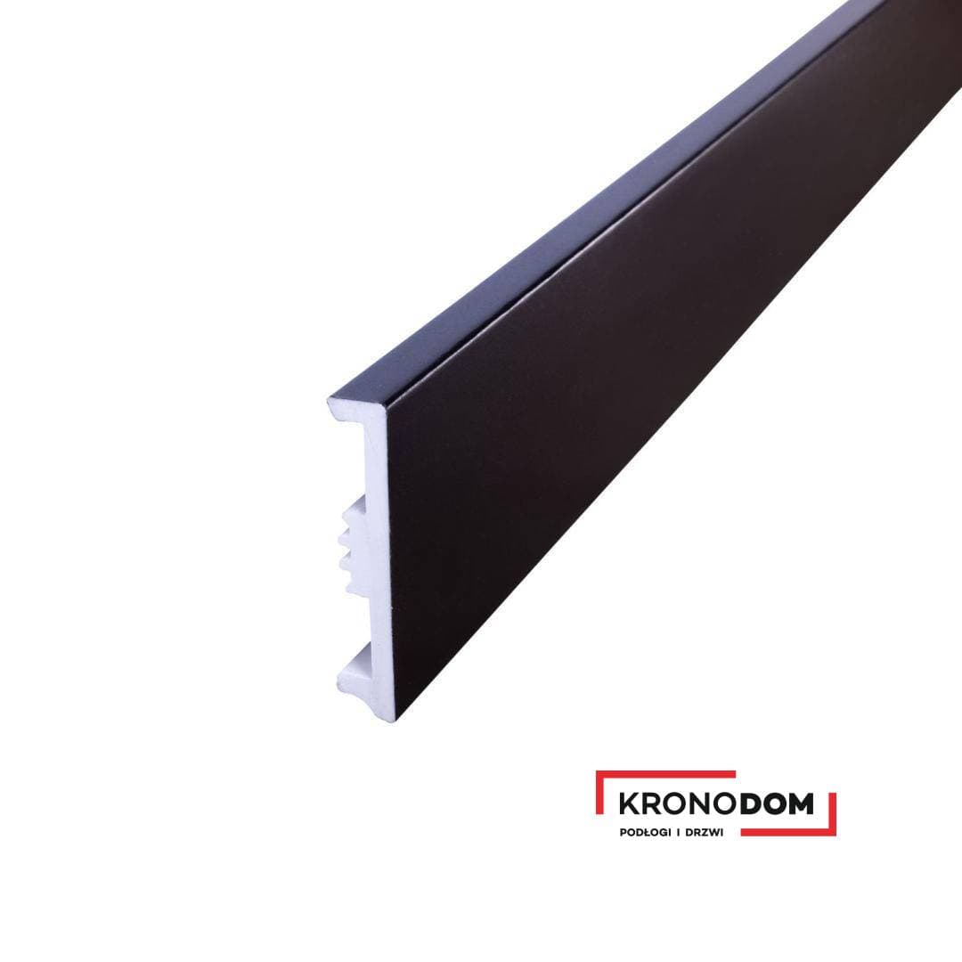 Listwa przypodłogowa ARBITON STIQ XL MONO czarny 200 wysokość 8 cm, szerokość krycia 1,5 cm, dł 2200mm [RAL 9005]