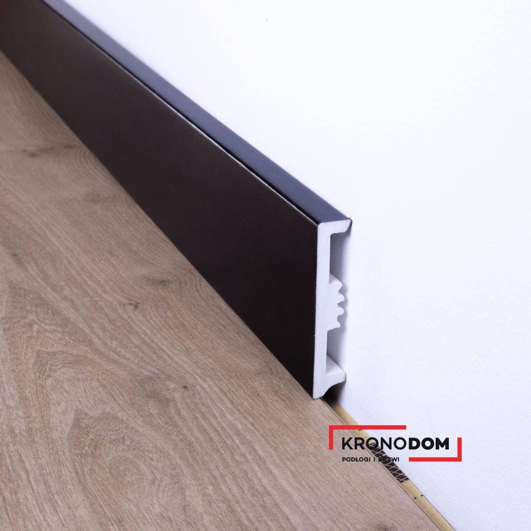 Listwa przypodłogowa ARBITON STIQ XL MONO czarny 200 wysokość 8 cm, szerokość krycia 1,5 cm, dł 2200mm [RAL 9005] 3