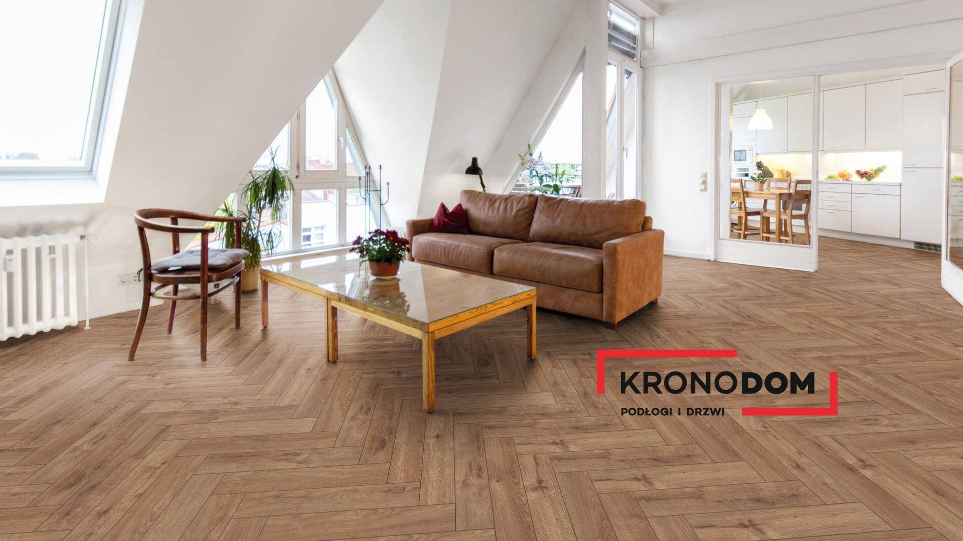 Panele podłogowe Kaindl NATURAL HERRINGBONE AQUA PRO dąb harlech 32676, AC5, gr.8mm, 4V(1opk=0,873m2) jodełka NOWOŚĆ 2025 2